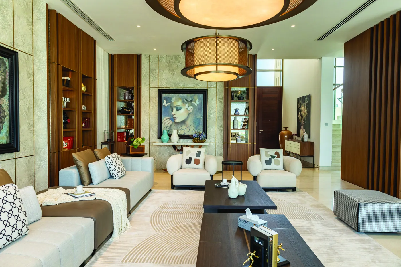 Luxury living room fitout